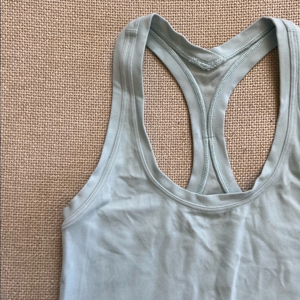 Lululemon cool racerback tank blue size 4 - Picture 3 of 6